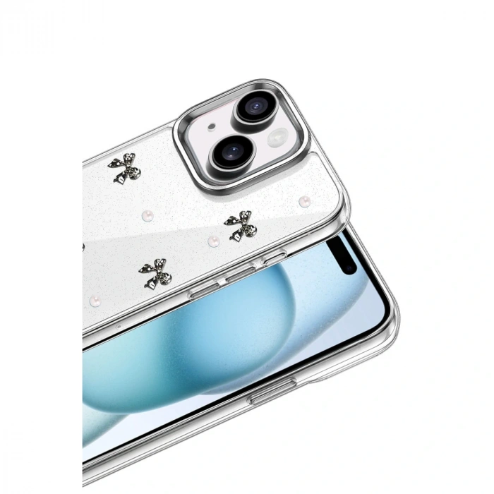 Apple İphone 15 Plus Fiyonk Desenli Kapak - Desen 8