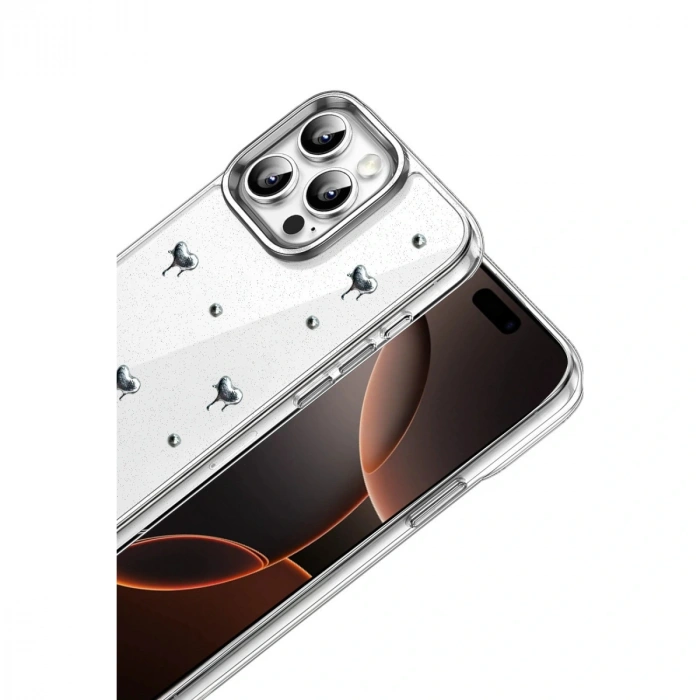 Apple İphone 15 Pro Fiyonk Desenli Kapak - Desen 1