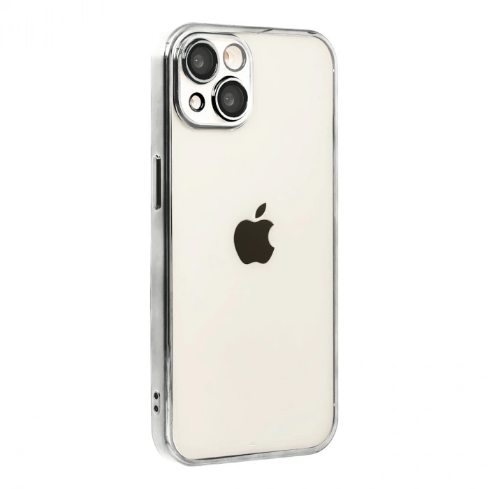 Apple İphone 15 Razer Lensli Silikon - Titan Gri