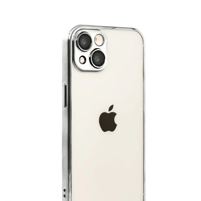 Apple İphone 15 Razer Lensli Silikon - Titan Gri