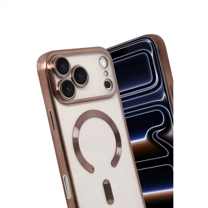 Apple İphone 17 Pro Kross Magneticsafe Kapak - Çöl Titanyum