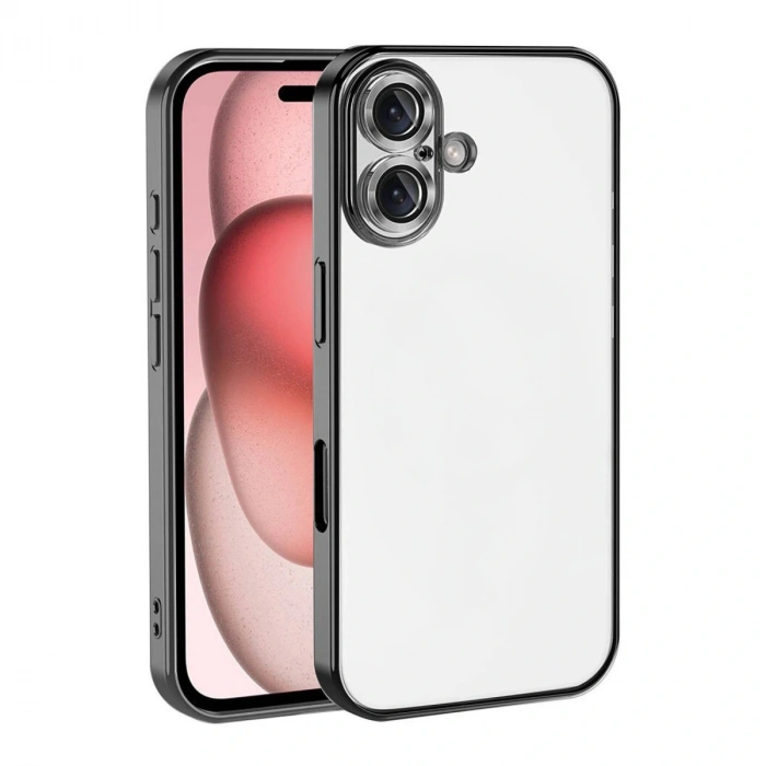 Apple İphone 17 Razer Lensli Silikon - Siyah