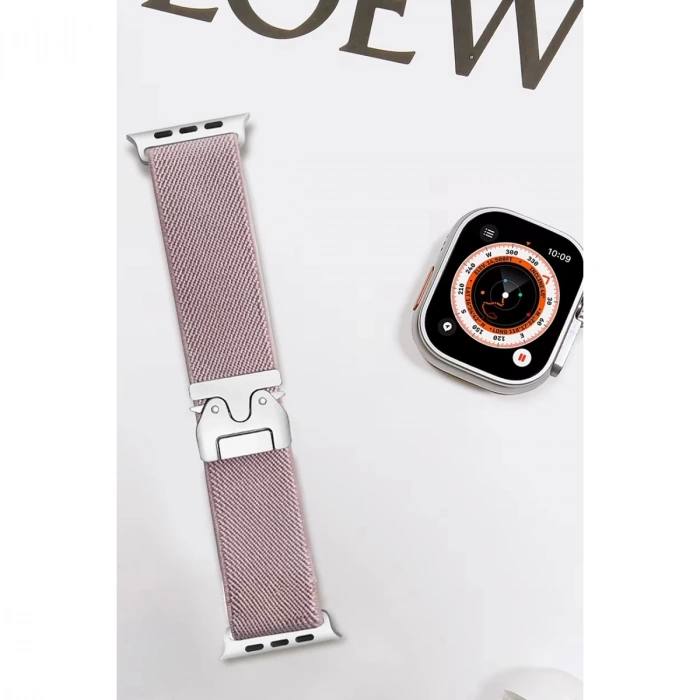 Apple Watch 42mm Forest Kumaş Kordon - Lila