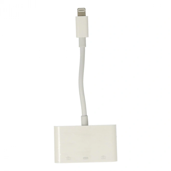 Apr23 Iphone Otg 3in1 - Beyaz