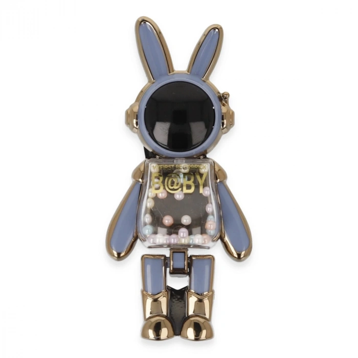 Astro Stand Tavşan Astronot - Açık Mavi