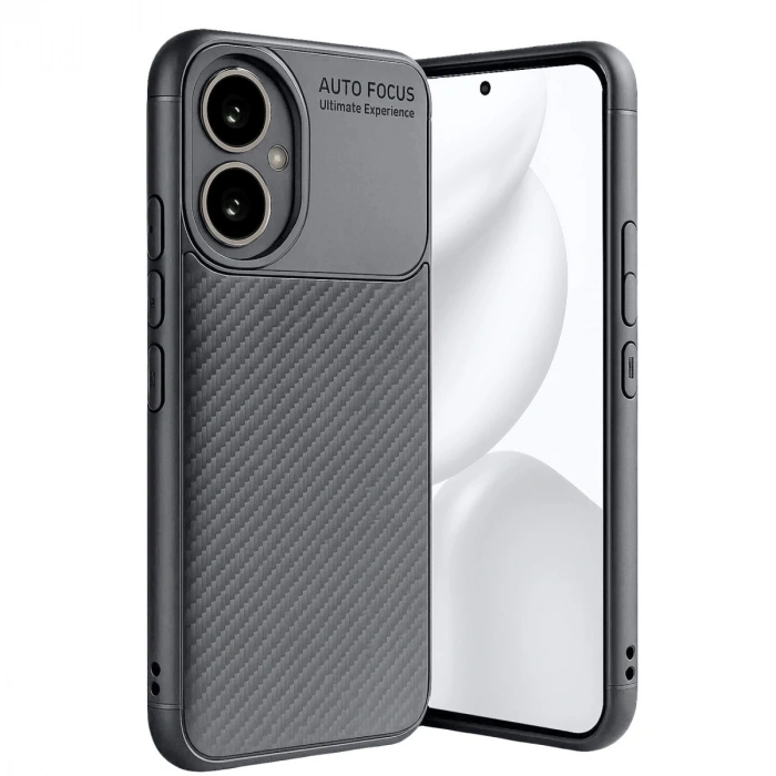 Honor 400 Kılıf Auto Focus Karbon Kapak - Gri