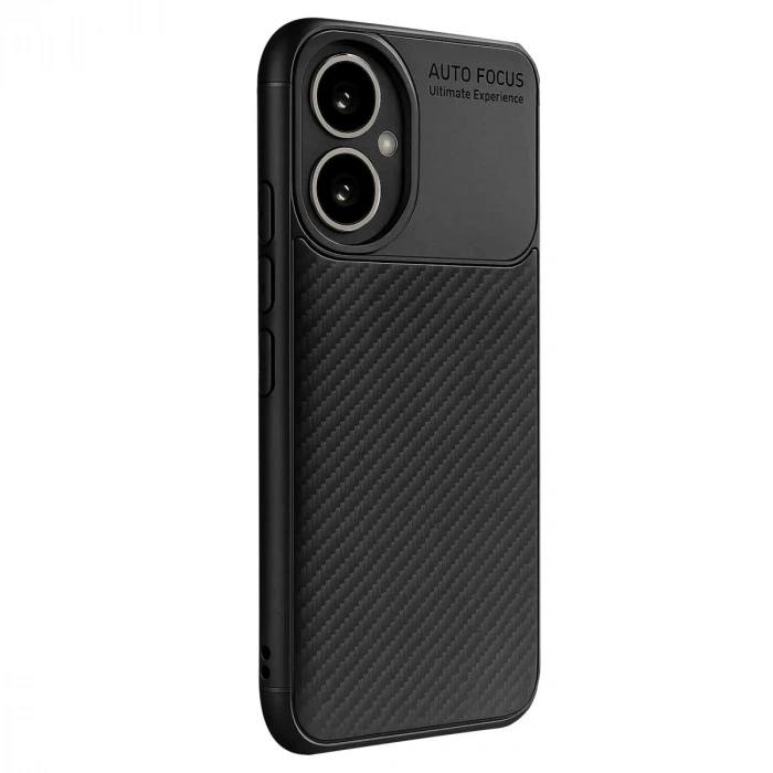 Honor 400 Kılıf Auto Focus Karbon Kapak - Siyah