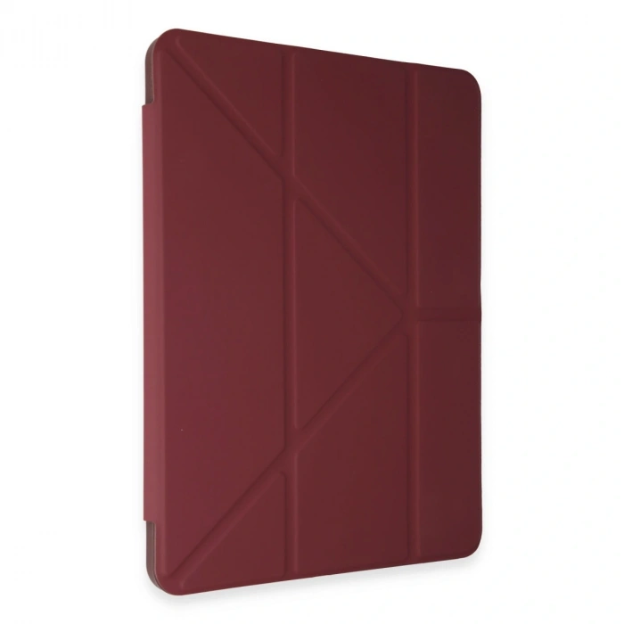 Huawei Honor Pad 9 Kılıf Kalemlikli Mars Tablet Kılıfı - Mürdüm