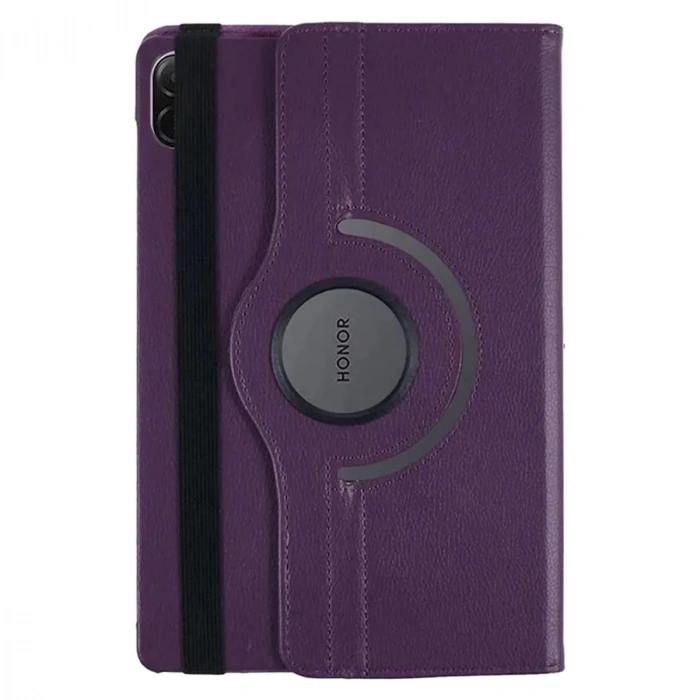 Huawei Honor Pad X8a Kılıf 360 Tablet Deri Kılıf - Mürdüm