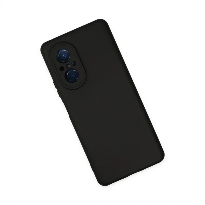 Huawei Nova 9 Se Kılıf Nano İçi Kadife Silikon - Siyah