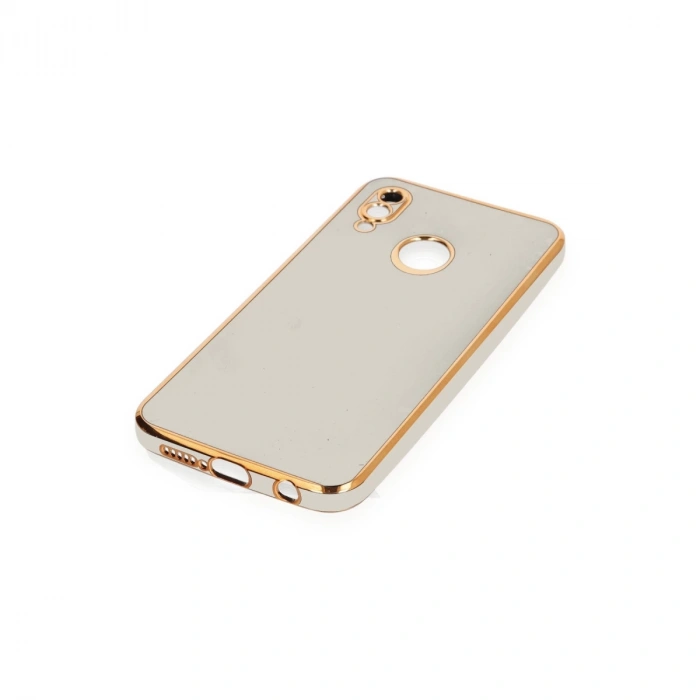 Huawei P20 Lite Kılıf Volet Silikon - Beyaz