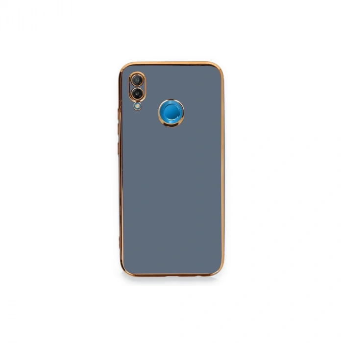 Huawei P20 Lite Kılıf Volet Silikon - Mavi