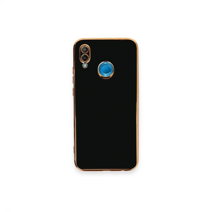 Huawei P20 Lite Kılıf Volet Silikon - Siyah