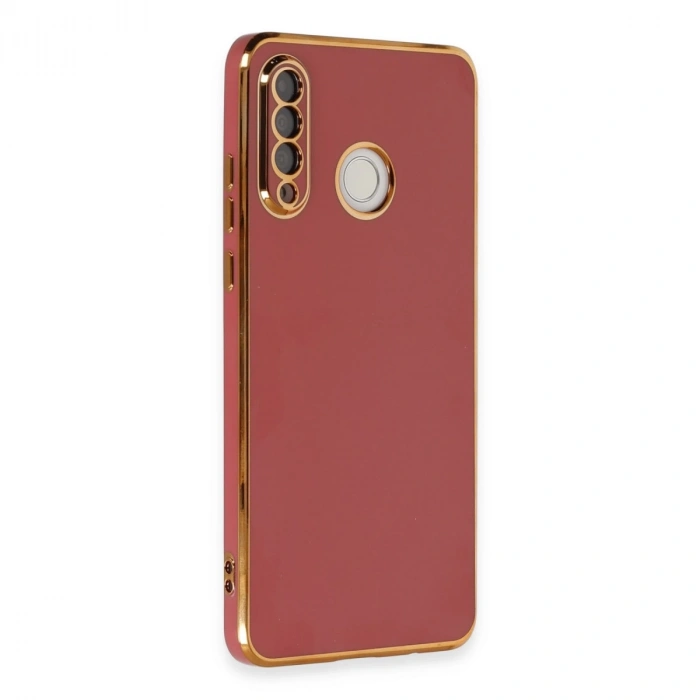 Huawei P30 Lite Kılıf Volet Silikon - Kırmızı