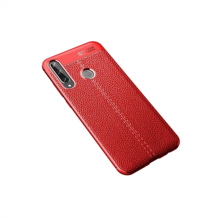 Huawei Y6p Kılıf Auto Focus Kapak - Kırmızı