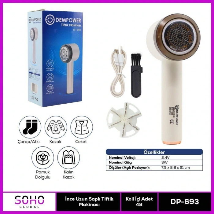 İnce Uzun Saplı Tiftik Makinesi