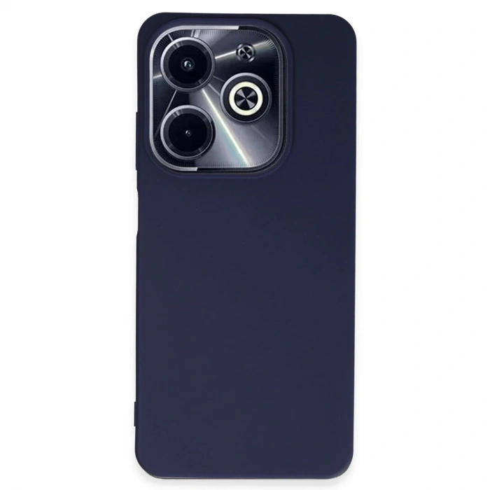 İnfinix Hot 40i Kılıf First Silikon - Lacivert