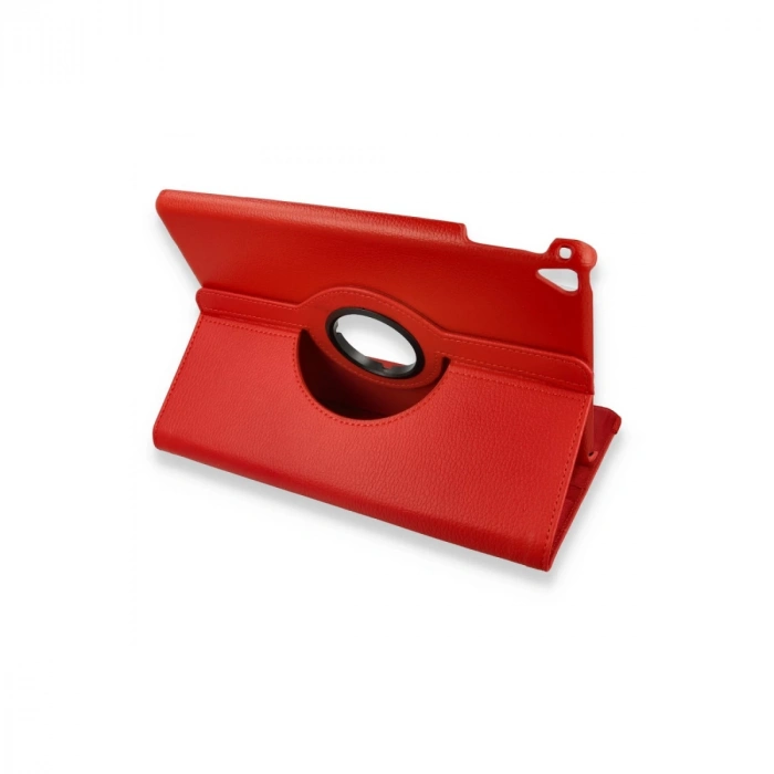 İpad 4 9.7 Kılıf 360 Tablet Deri Kılıf - Kırmızı