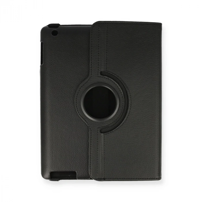 İpad 4 9.7 Kılıf 360 Tablet Deri Kılıf - Siyah