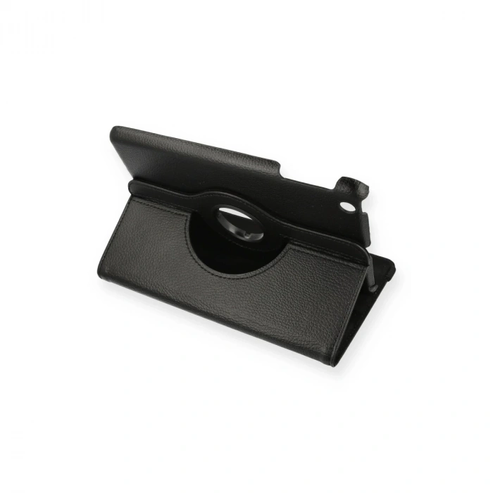 İpad Mini 1 Kılıf 360 Tablet Deri Kılıf - Siyah