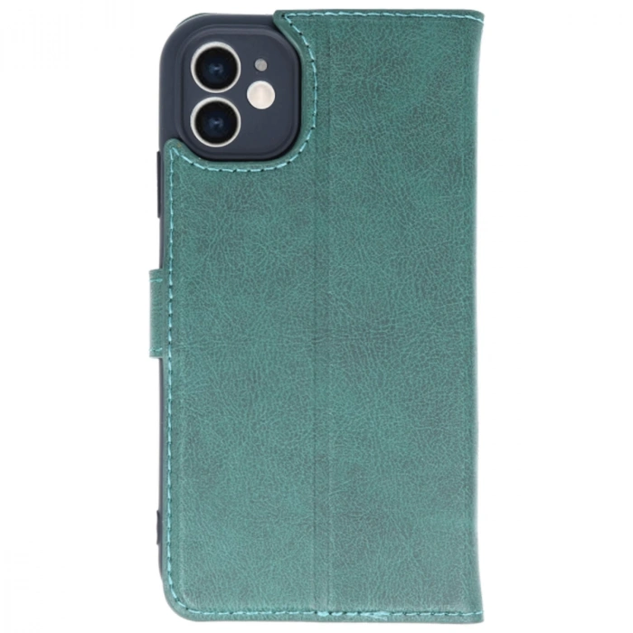 İphone 11 Kılıf Trend S Plus Kapaklı Kılıf - Yeşil