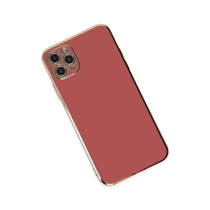 İphone 11 Pro Max Kılıf Volet Silikon - Kırmızı