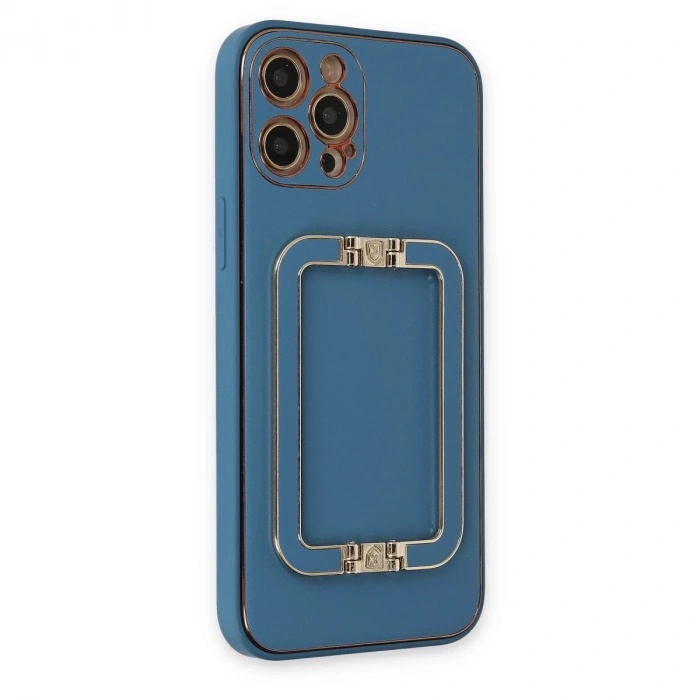 İphone 12 Pro Kılıf Coco Elit Kapak - Mavi