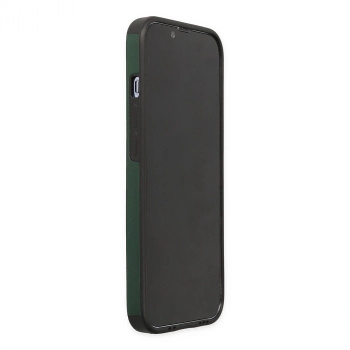 İphone 13 Pro Kılıf Mega Standlı Silikon - Yeşil