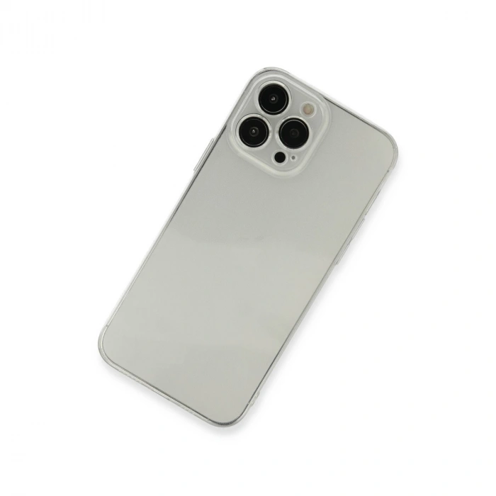 İphone 13 Pro Max Kılıf Fly Lens Silikon - Şeffaf