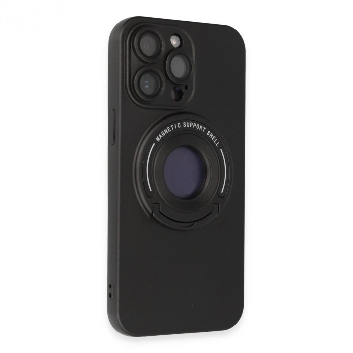 İphone 13 Pro Max Kılıf Lukka Magneticsafe Kapak - Siyah