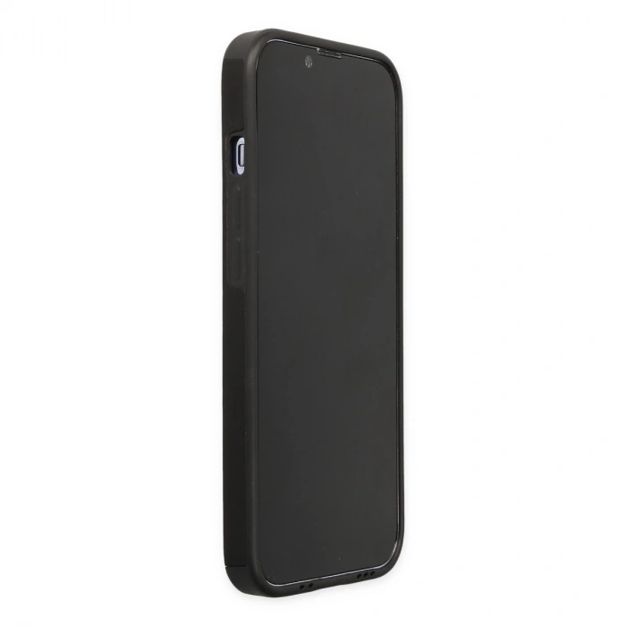 İphone 13 Pro Max Kılıf Mega Standlı Silikon - Siyah