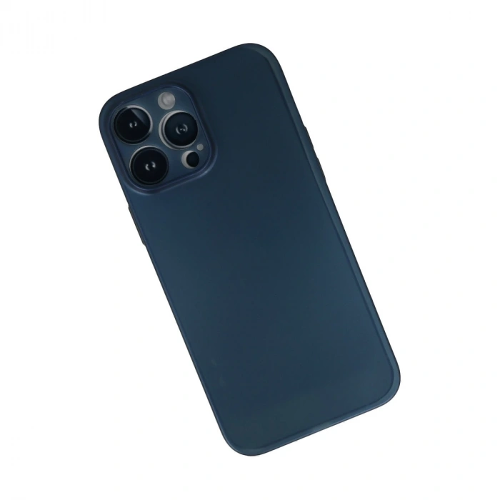 İphone 13 Pro Max Kılıf Pp Ultra İnce Kapak - Mavi