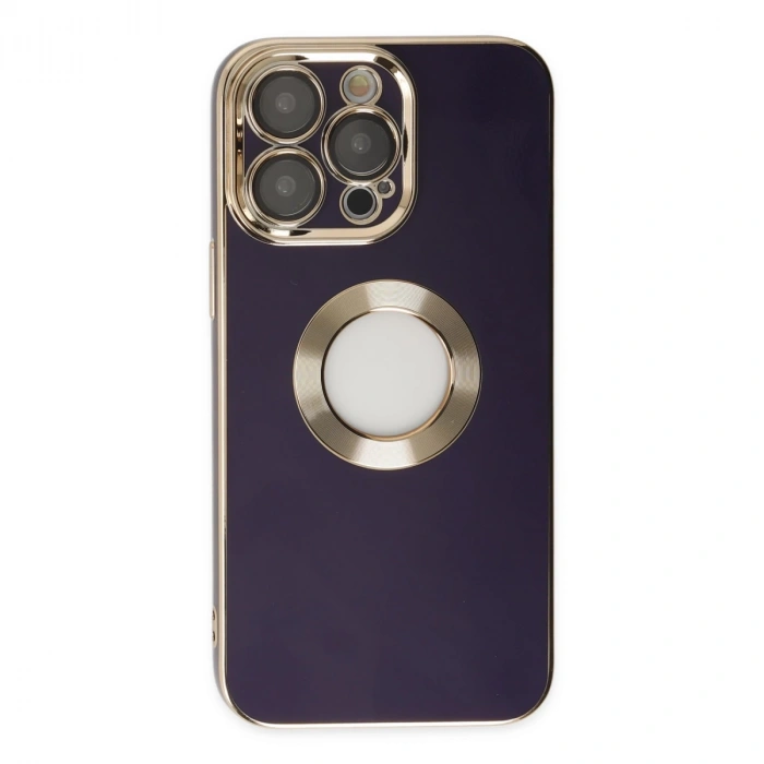 İphone 13 Pro Max Kılıf Store Silikon - Derin Mor