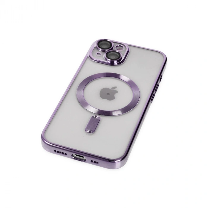 İphone 14 Kılıf Kross Magneticsafe Kapak - Mor