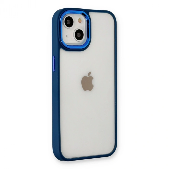 İphone 14 Plus Kılıf Dora Kapak - Mavi