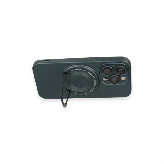 İphone 14 Pro Kılıf Lukka Magneticsafe Kapak - Koyu Yeşil