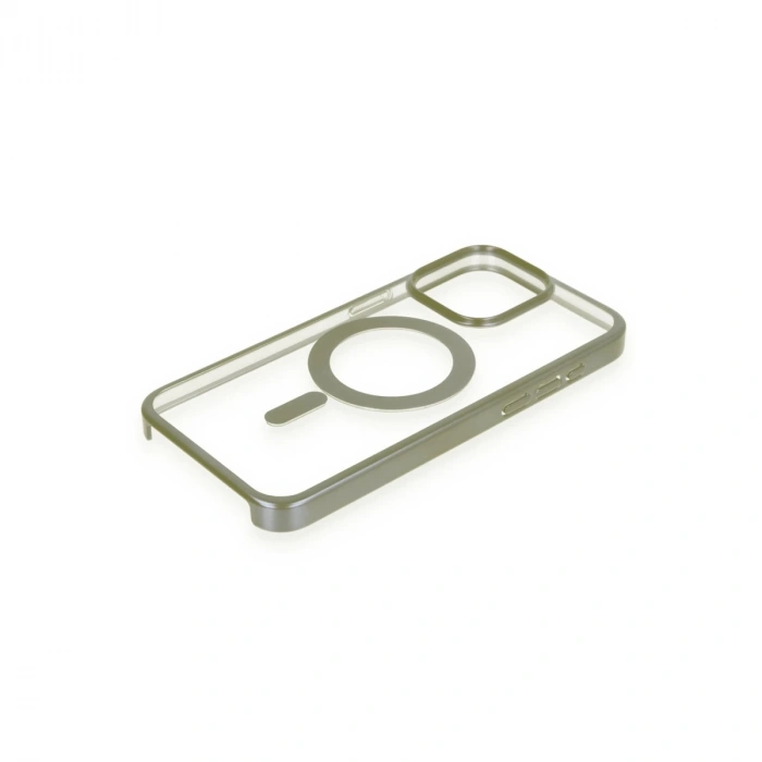 İphone 15 Pro Kılıf Erozi Magsafe Kapak - Gri