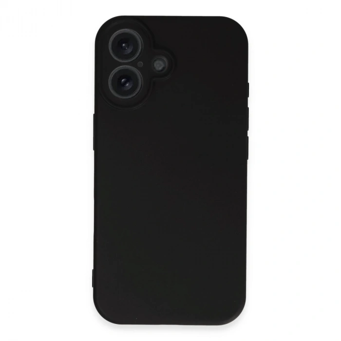 İphone 16 Plus Kılıf First Silikon - Siyah
