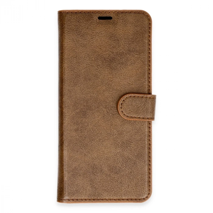 İphone 16 Pro Kılıf Trend S Plus Kapaklı Kılıf - Taba