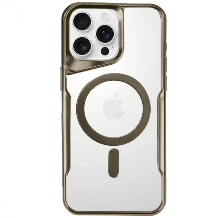 İphone 16 Pro Max Kılıf Boyi Magsafe Silikon Kapak - Çöl Titanyum