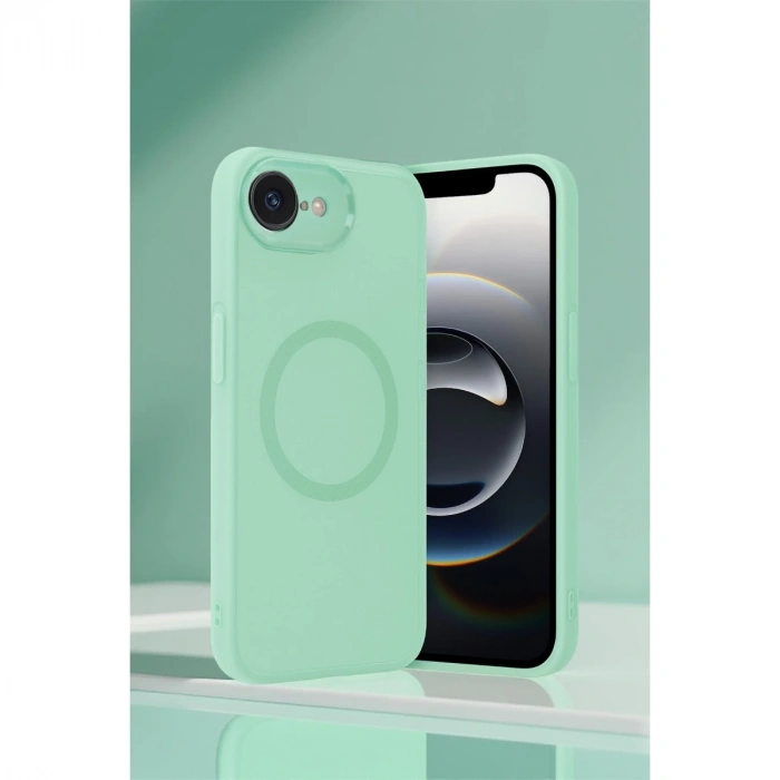 İphone 16e Kılıf Maya Karbon Kapak - Koyu Yeşil