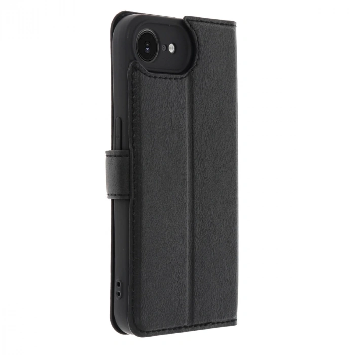 İphone 16e Kılıf Trend S Plus Kapaklı Kılıf - Siyah