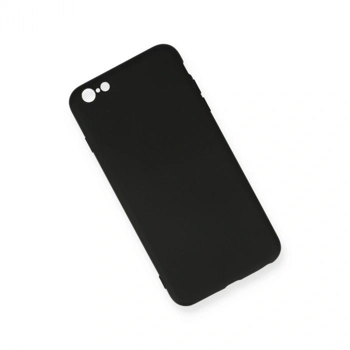 İphone 6 Plus Kılıf Nano İçi Kadife Silikon - Siyah