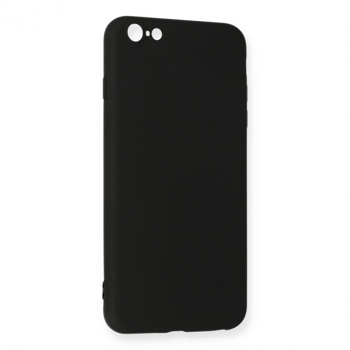 İphone 6 Plus Kılıf Nano İçi Kadife Silikon - Siyah