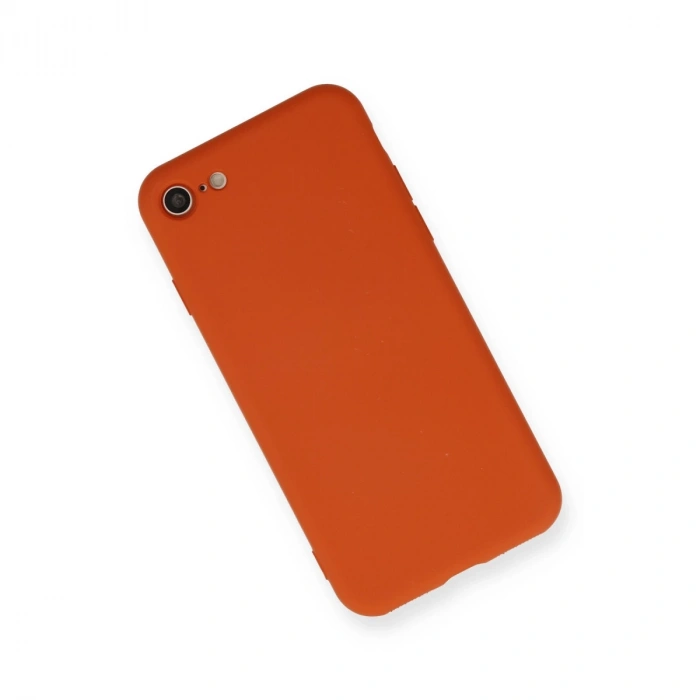 İphone 7 Kılıf Nano İçi Kadife Silikon - Kırmızı