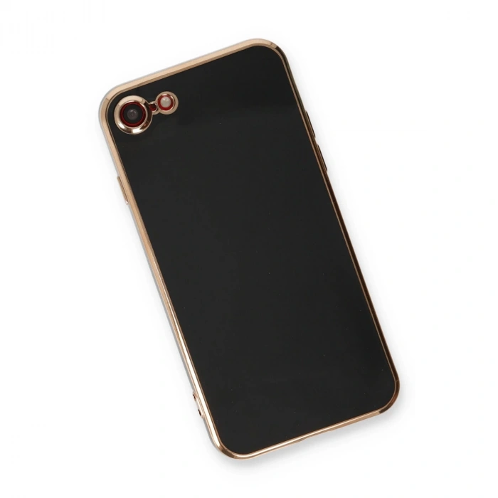 İphone 7 Kılıf Volet Silikon - Siyah