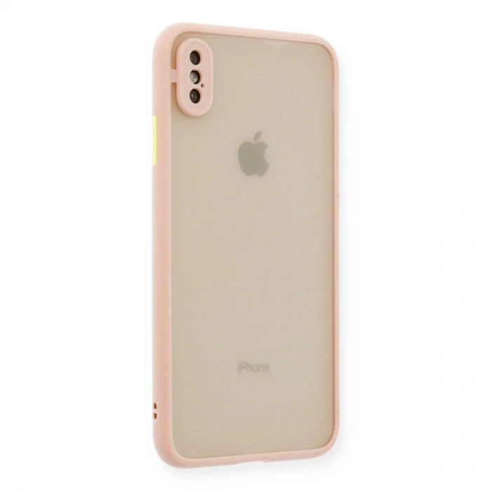 İphone X Kılıf Montreal Silikon Kapak - Pembe
