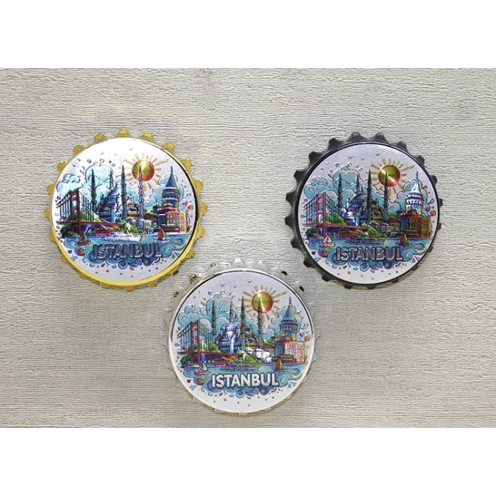İstanbul Temalı Metal Magnet Alk4341