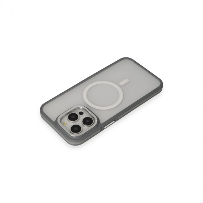Joko İphone 14 Pro Max Kılıf Rocky Magsafe Kapak - Gümüş