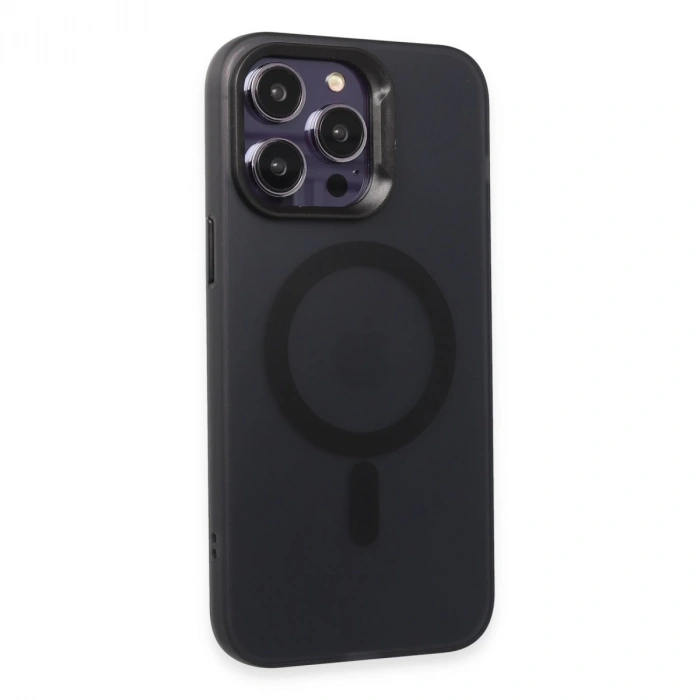 Joko İphone 15 Pro Max Kılıf Mateks Magsafe Kapak - Siyah